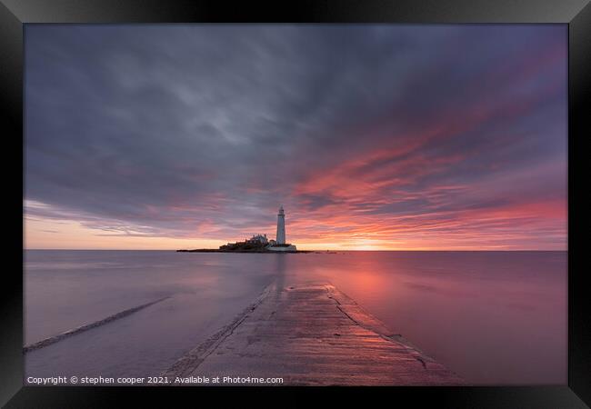 st marys Framed Print by stephen cooper