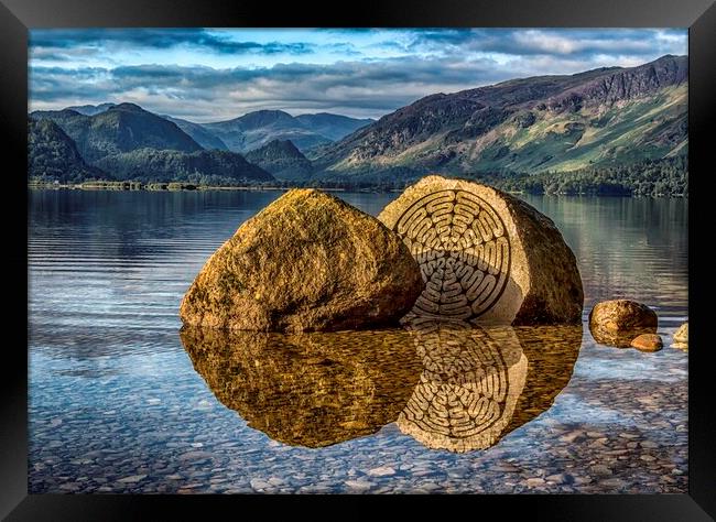 Millennium Stone Sunrise   Framed Print by Jack Marsden