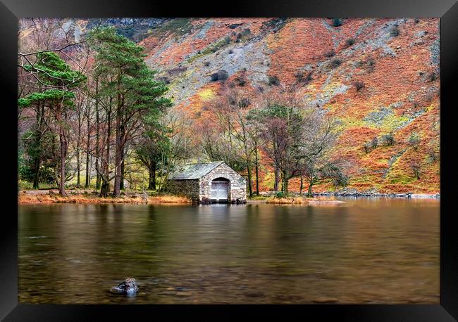 Wastwater Boat House Framed Print by Jack Marsden
