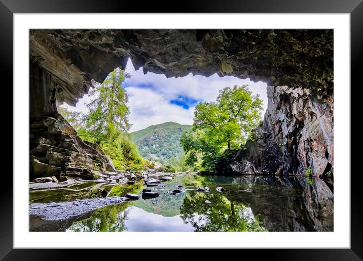 Rydal Caves Framed Mounted Print by Jack Marsden