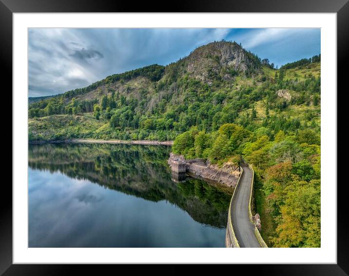Raven Crag from Thirlmere Dam Framed Mounted Print by Jack Marsden