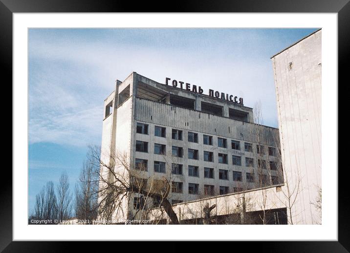 Hotel Polissya, Pripyat Framed Mounted Print by Laura Q
