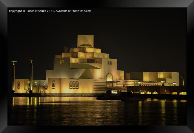 Museum of Islamic Art, Doha, Qatar Framed Print by Lucas D'Souza