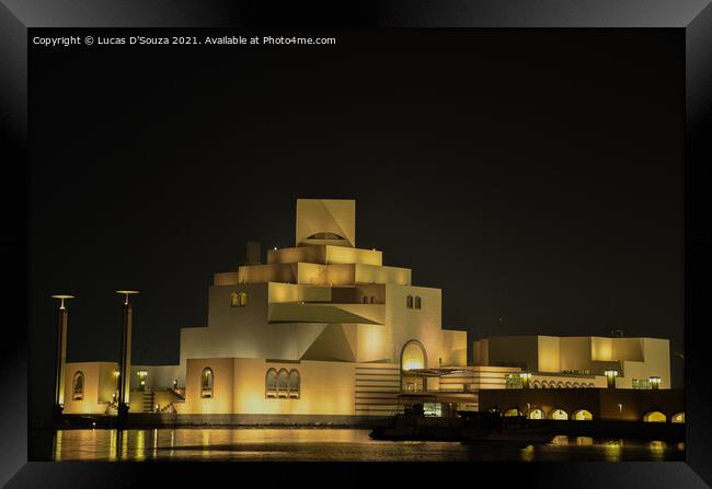 Museum of Islamic Art, Doha, Qatar Framed Print by Lucas D'Souza