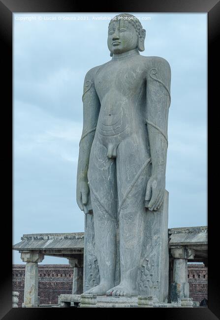 Gomateshwara Statue Framed Print by Lucas D'Souza