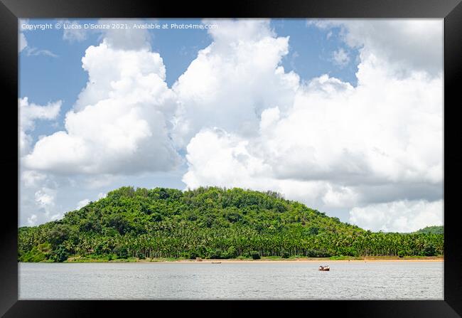 Netravathi river, Mangalore Framed Print by Lucas D'Souza