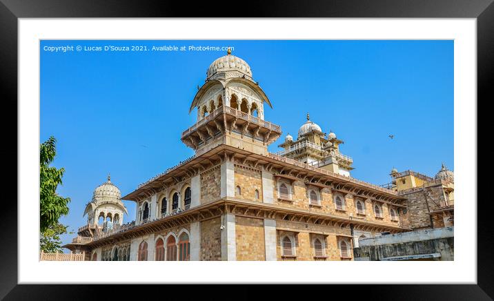 The Albert Hall Museum in Jaipur, India Framed Mounted Print by Lucas D'Souza