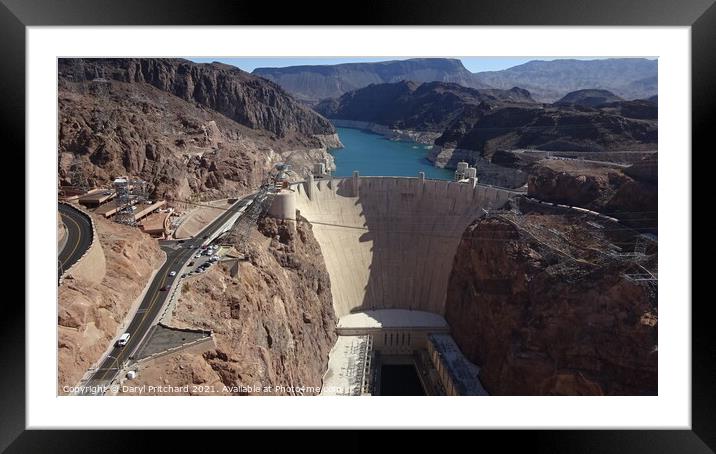 Hoover Dam Framed Mounted Print by Daryl Pritchard videos