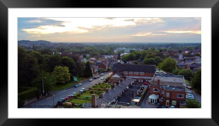 Kidsgrove town Framed Mounted Print by Daryl Pritchard videos