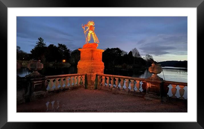 Trentham garden lake Framed Mounted Print by Daryl Pritchard videos