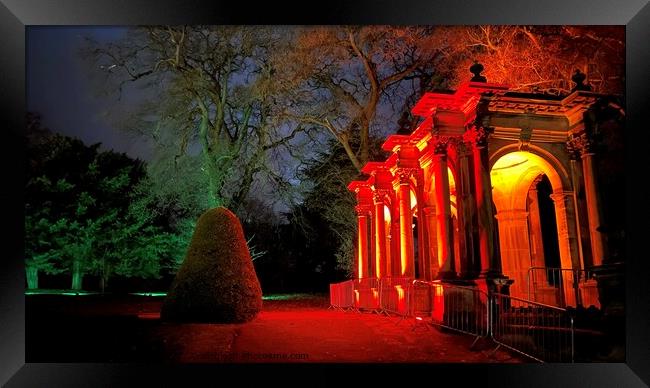 Trentham gardens Christmas  Framed Print by Daryl Pritchard videos