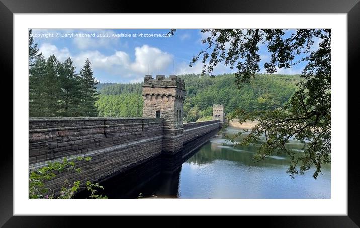 Derwent reservoir  Framed Mounted Print by Daryl Pritchard videos