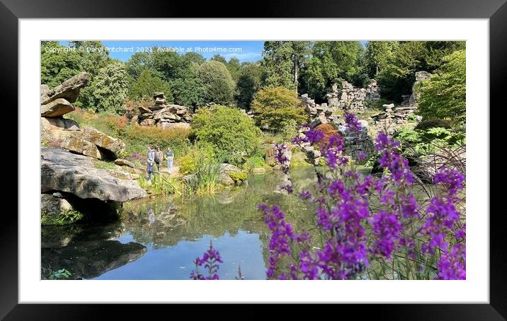 Chatsworth house gardens  Framed Mounted Print by Daryl Pritchard videos