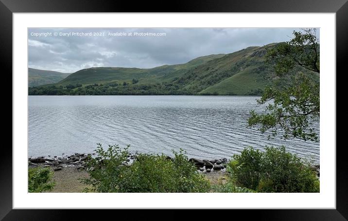 Ullswater Lake District  Framed Mounted Print by Daryl Pritchard videos