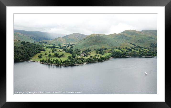 Ullswater Lake District  Framed Mounted Print by Daryl Pritchard videos