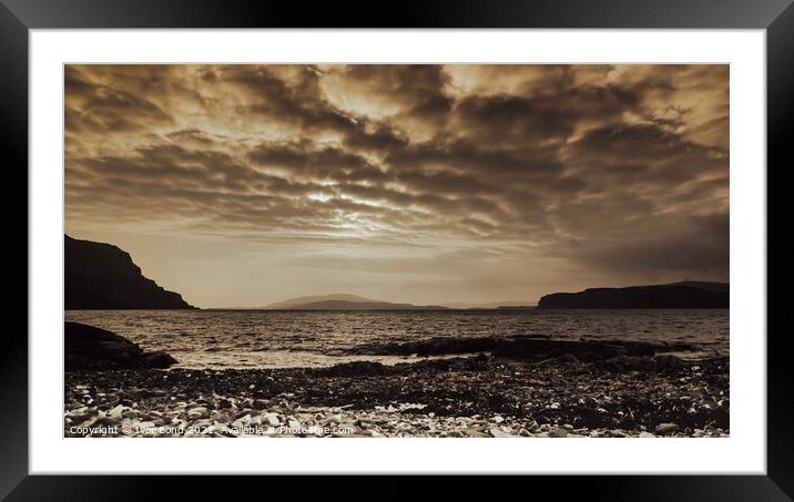 Coastal Sky Framed Mounted Print by Ivor Bond