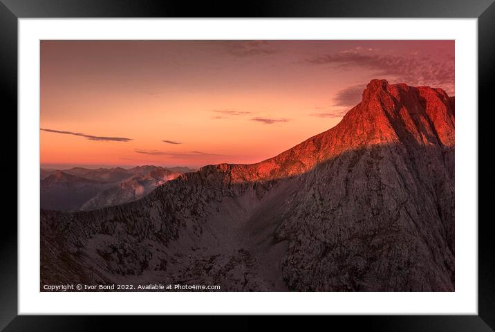 Ben Nevi Sunrise Framed Mounted Print by Ivor Bond