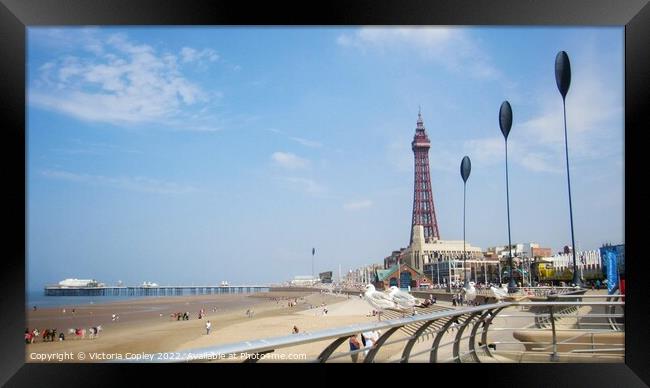 Blackpool Framed Print by Victoria Copley