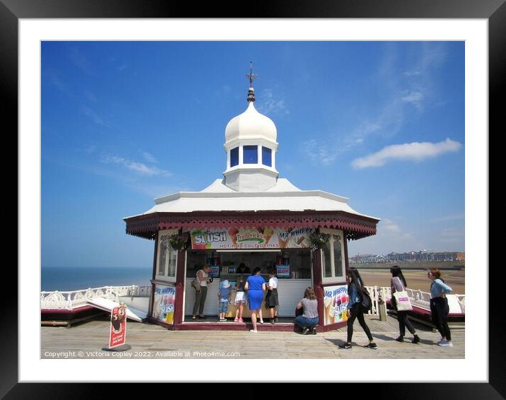 Blackpool north pier Framed Mounted Print by Victoria Copley