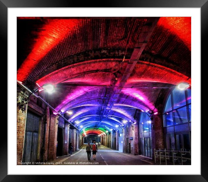 Granary Wharf, Leeds Framed Mounted Print by Victoria Copley