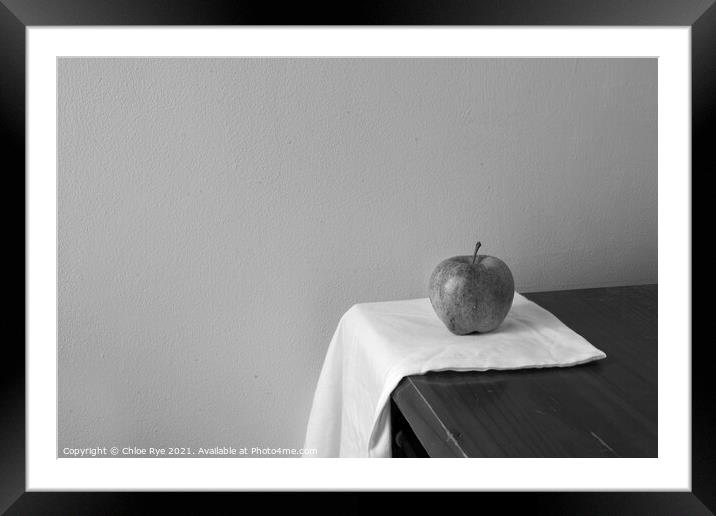 Apple Still Life Framed Mounted Print by Chloe Rye