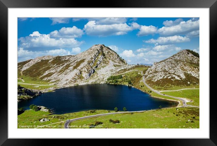 Serenity in the Picos de Europa Framed Mounted Print by Roger Mechan