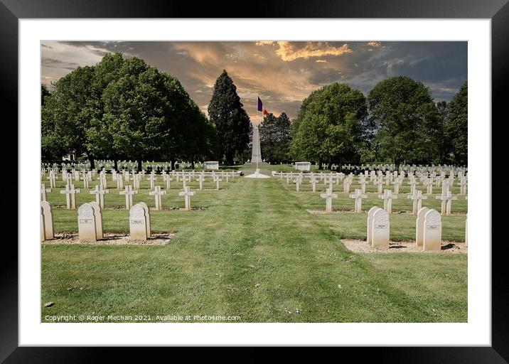 Honouring the Sacrifice Framed Mounted Print by Roger Mechan