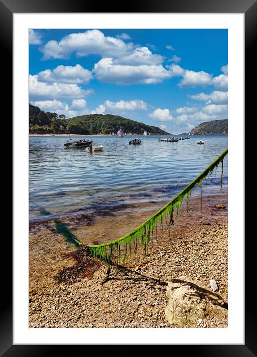 Serenity at Salcombe Framed Mounted Print by Roger Mechan