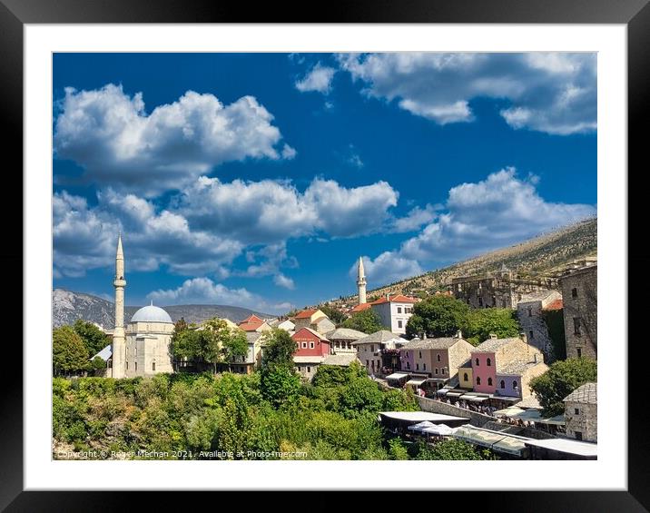 Iconic Bosnian Mosque Framed Mounted Print by Roger Mechan