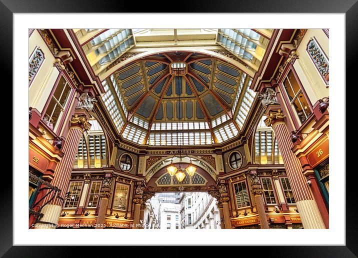 The Spectacular Leadenhall Market Framed Mounted Print by Roger Mechan