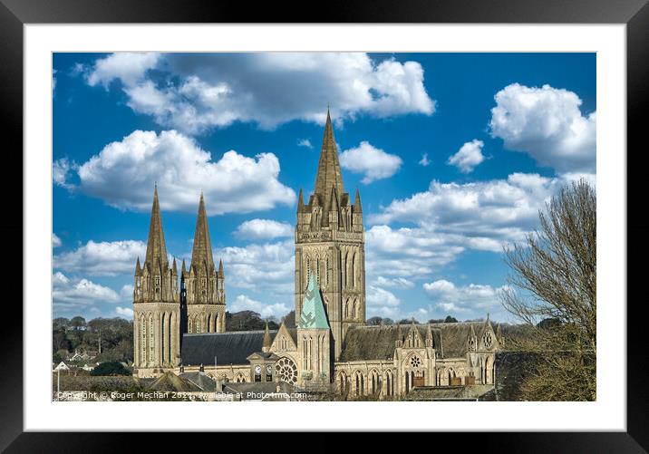 Dreaming Spires in Truro Framed Mounted Print by Roger Mechan
