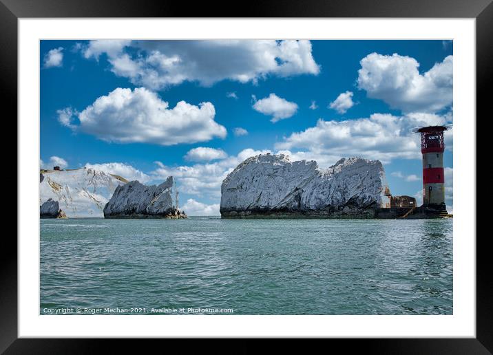 The Magnificent Needles Framed Mounted Print by Roger Mechan
