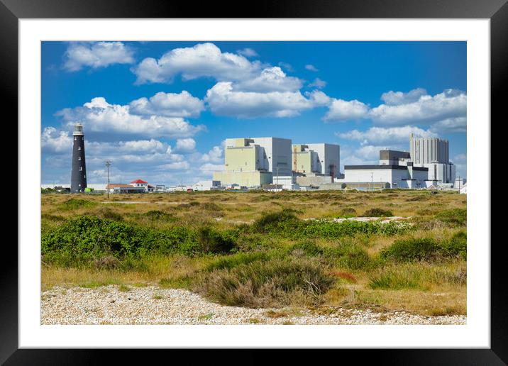 The Nuclear Power of Dungeness Framed Mounted Print by Roger Mechan