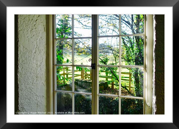 Serene Countryside View Framed Mounted Print by Roger Mechan