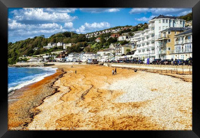 Ventnor seafront Isle of Wight Framed Print by Roger Mechan