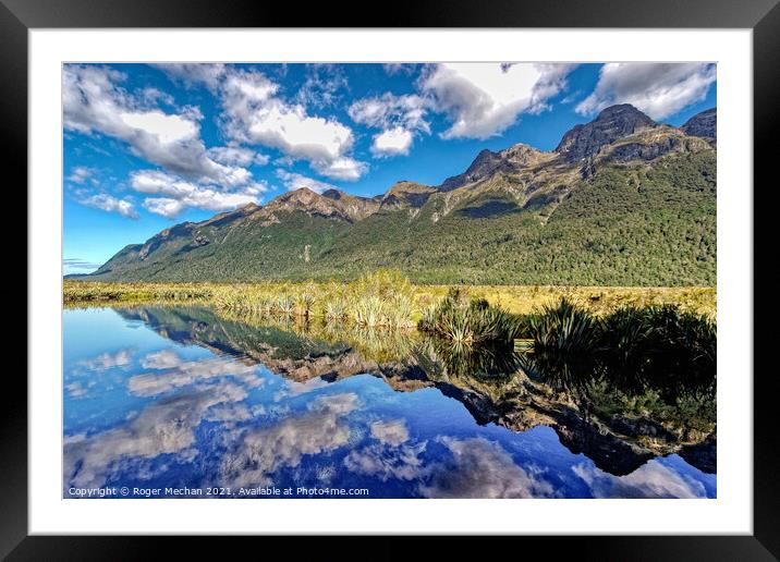 Reflections of Nature Framed Mounted Print by Roger Mechan