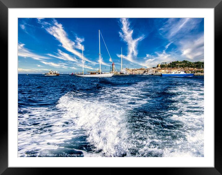 Serenity of St Tropez Framed Mounted Print by Roger Mechan