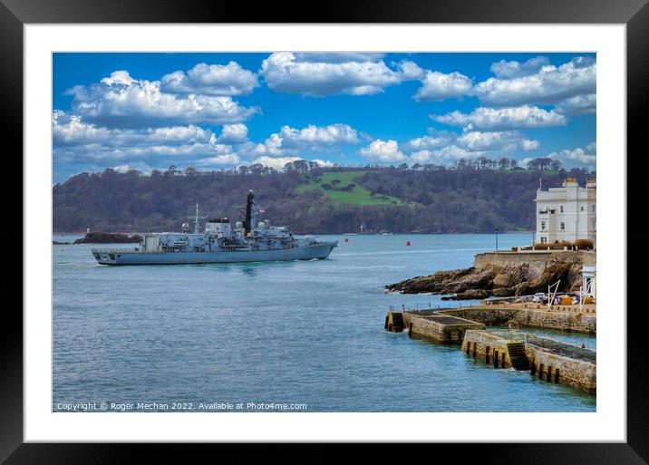 Regal Arrival Framed Mounted Print by Roger Mechan