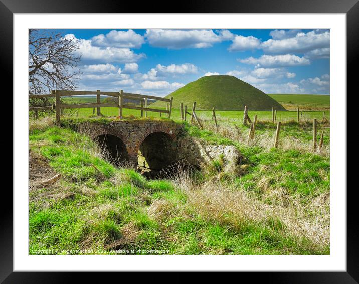 The Enigmatic Mound Framed Mounted Print by Roger Mechan