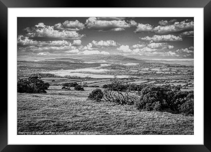 Enchanting Dartmoor Valley Framed Mounted Print by Roger Mechan