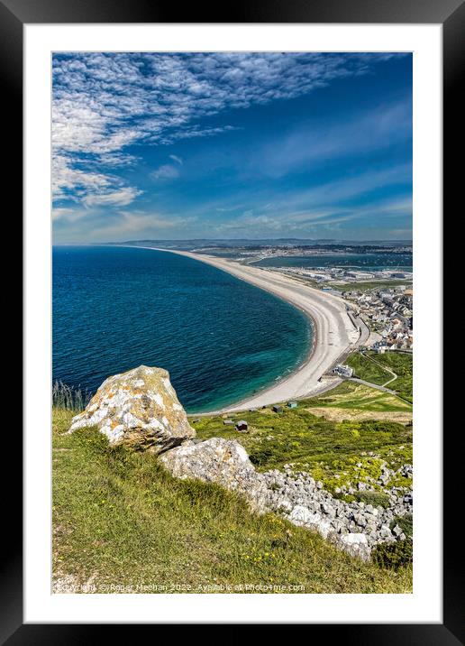 Wild and Rugged Coastline Framed Mounted Print by Roger Mechan