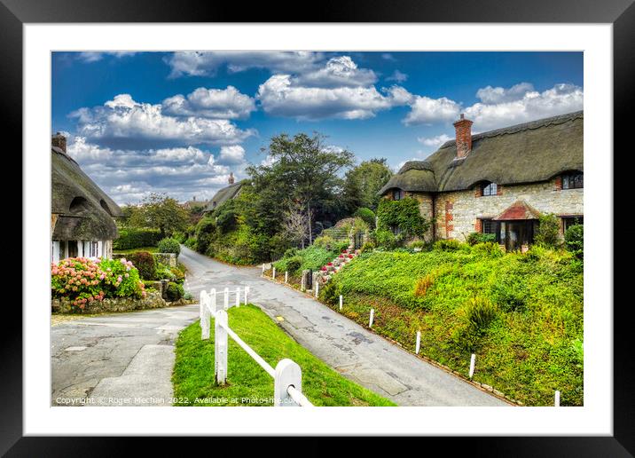 Enchanting Thatched Cottage in Godshill Framed Mounted Print by Roger Mechan