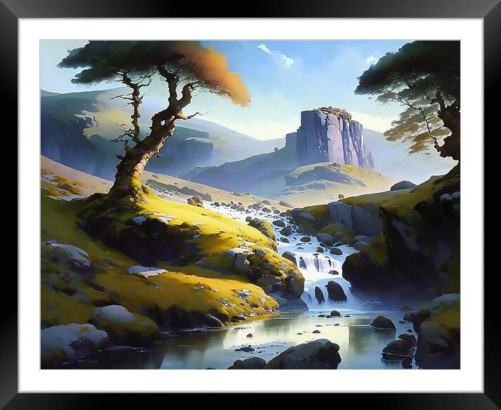 Ancient Beauty of Dartmoor Framed Mounted Print by Roger Mechan