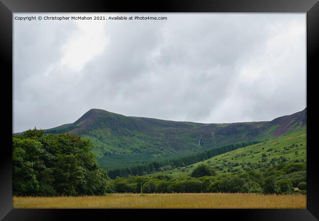 Mountain on Arran Framed Print by Christopher McMahon
