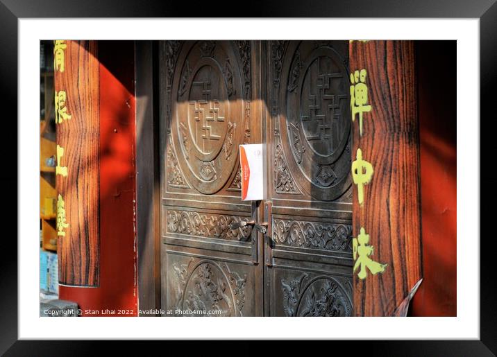 Building doorwindows Framed Mounted Print by Stan Lihai