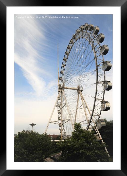 Ferris wheel Framed Mounted Print by Stan Lihai