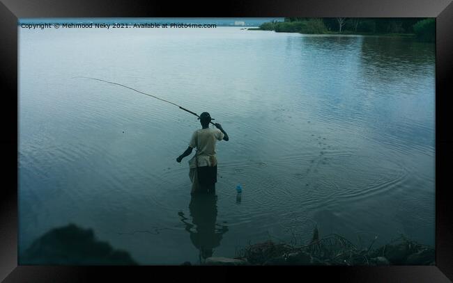 Fisherman Lake Victoria Framed Print by Mehmood Neky