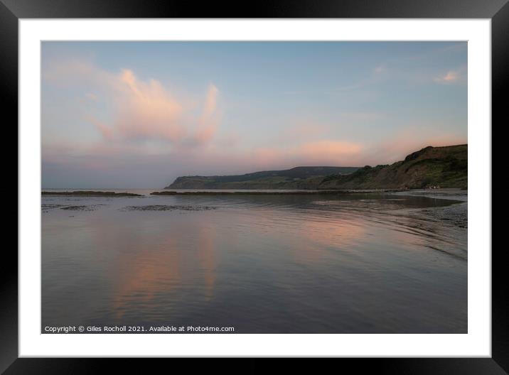 Ravenscar from Robin Hoods Bay Yorkshire Framed Mounted Print by Giles Rocholl