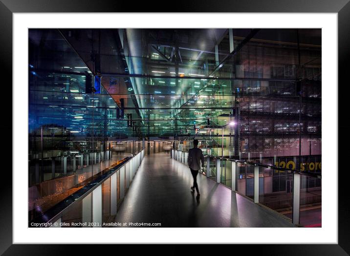 Abstract Modern art architecture Framed Mounted Print by Giles Rocholl