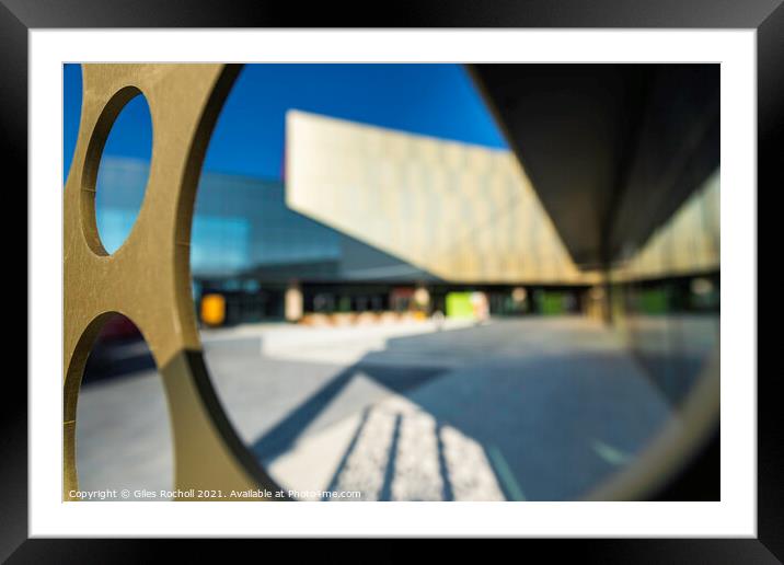 Abstract architecture art  Framed Mounted Print by Giles Rocholl